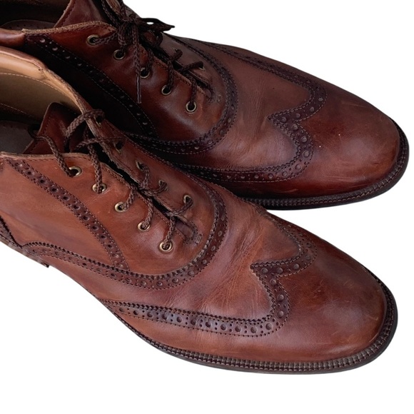 Cole Haan William Wingtip Men\'s Chukka Boots size 10 W Brown Leather C20286 main image 6